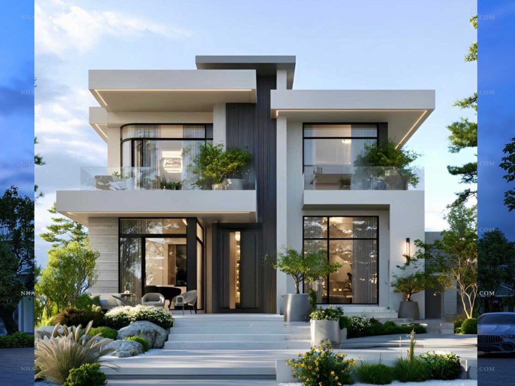 Biệt thự 2 tầng hiện đại