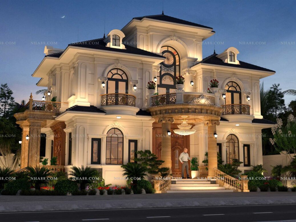 Biệt thự Tân Cổ Điển mái Nhật