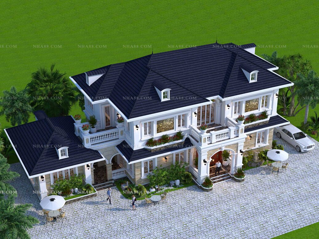 Biệt thự Tân Cổ Điển mái Nhật