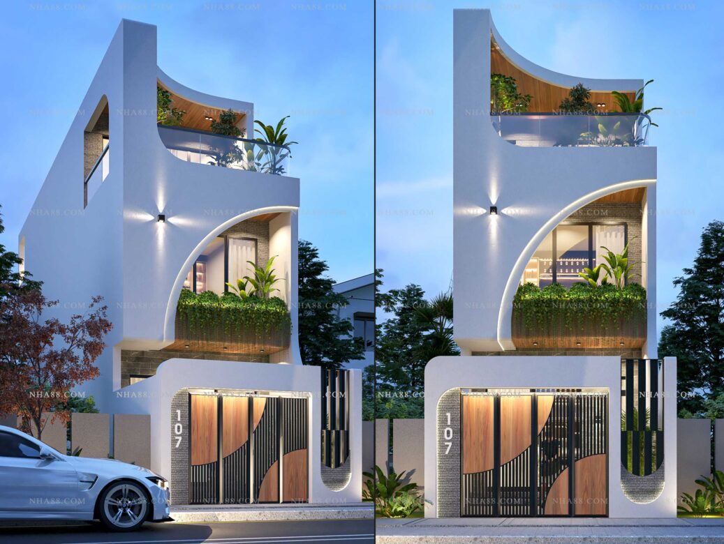 Thiết kế nhà lô phố hiện đại