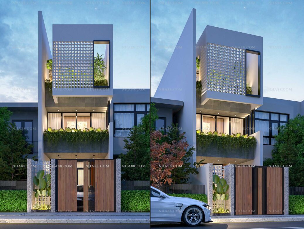 Thiết kế nhà lô phố hiện đại