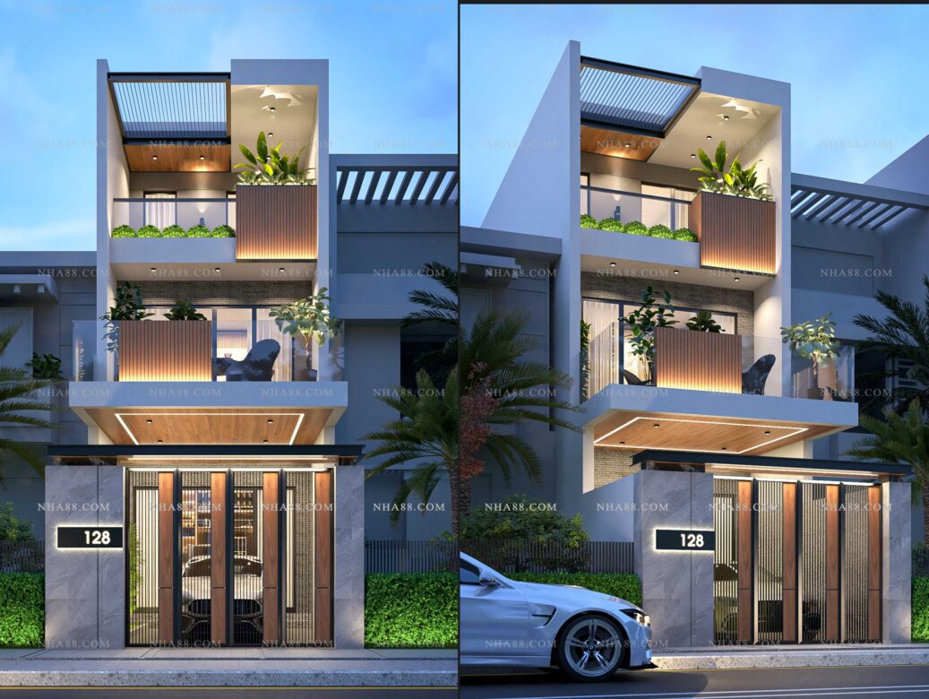 Hồ sơ nhà lô phố hiện đại
