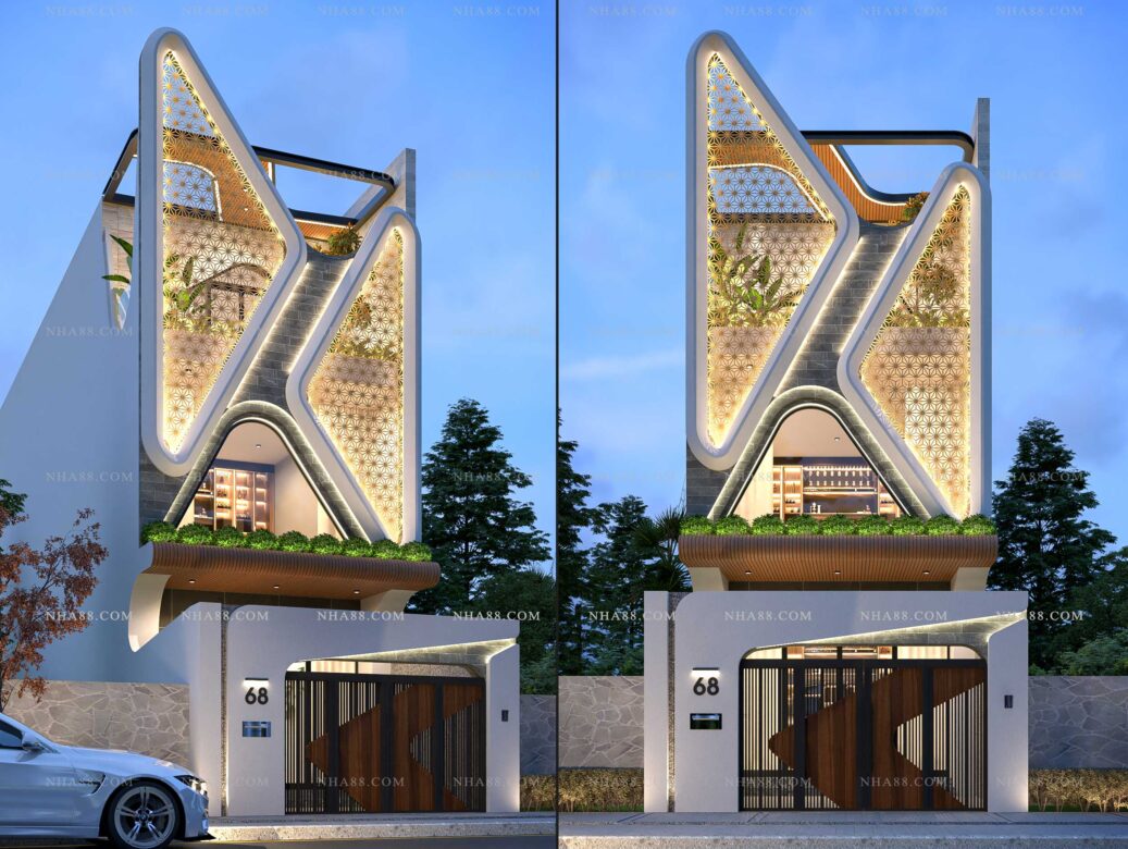 Thiết kế nhà lô phố hiện đại