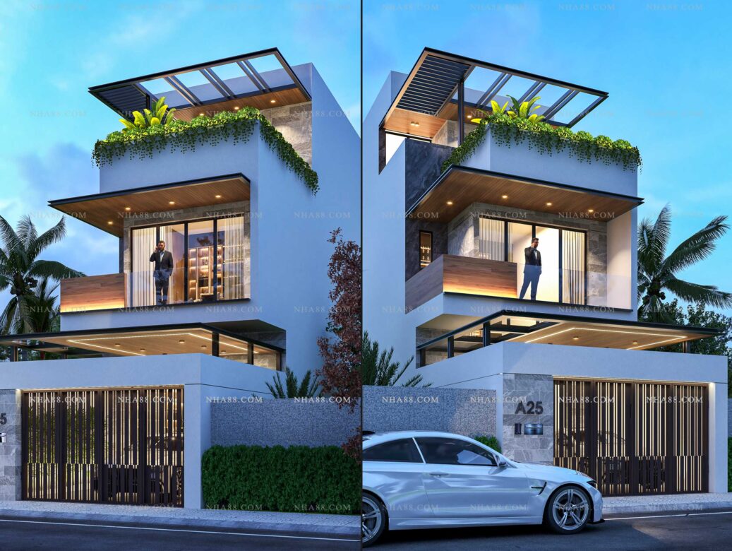 Thiết kế nhà lô phố hiện đại