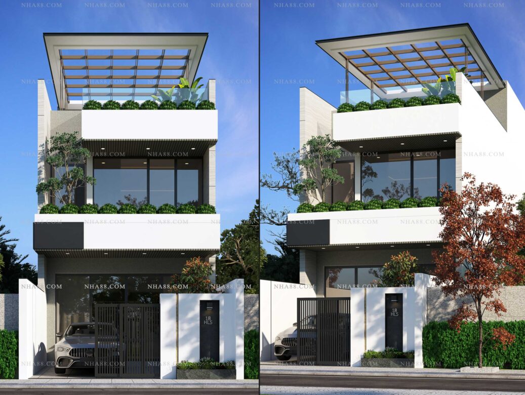 Hồ sơ nhà lô phố hiện đại