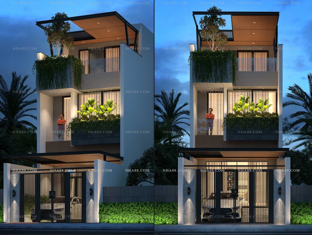 Hồ sơ nhà lô phố hiện đại