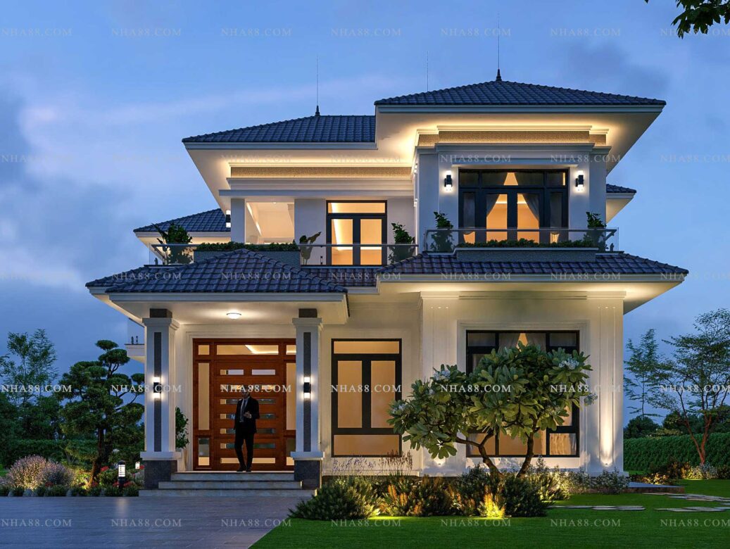 Biệt thự Hiện đại mái Nhật