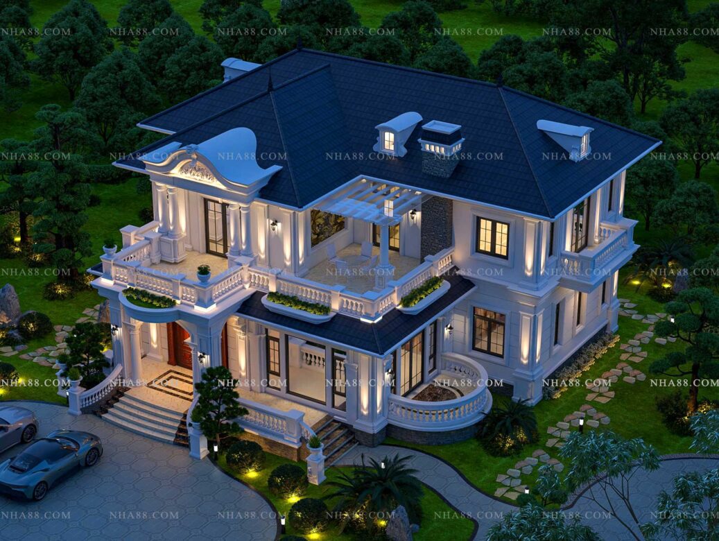Biệt thự Tân Cổ Điển mái Nhật
