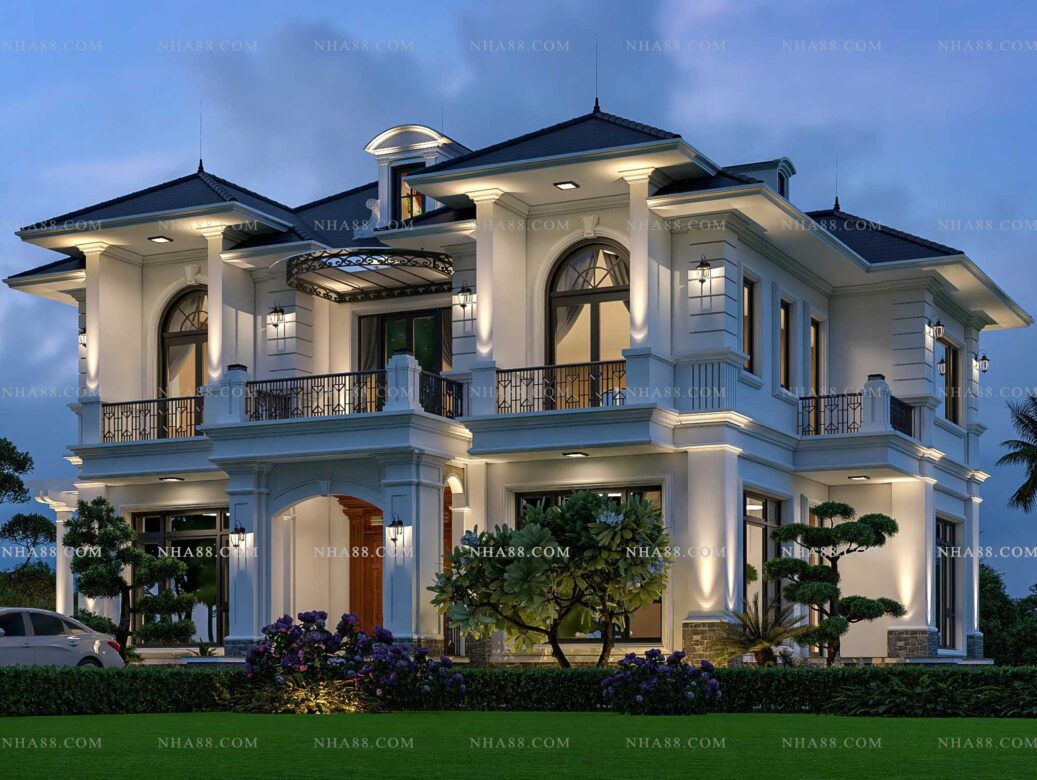 Biệt thự Tân Cổ Điển mái Nhật